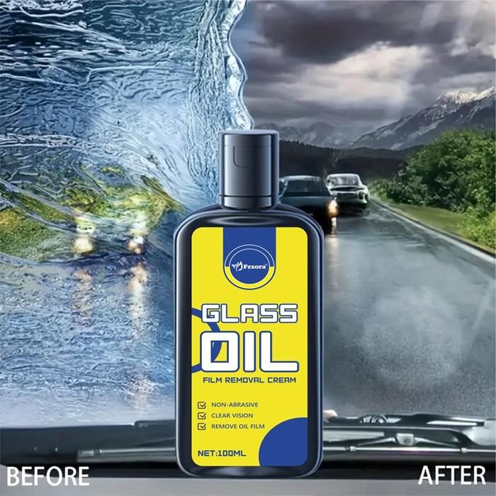 Fezora Car Windshield Cleaner Oil Film Remover for Glass 100ML